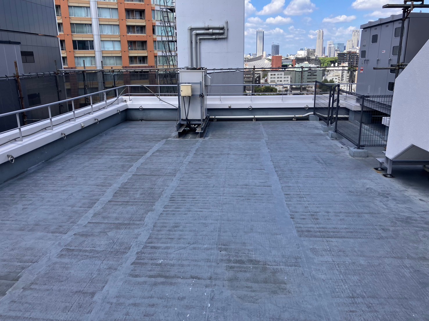 屋上防水　施工完了